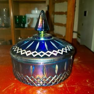 Indiana Glass Company Princess Candy Dish With Lid